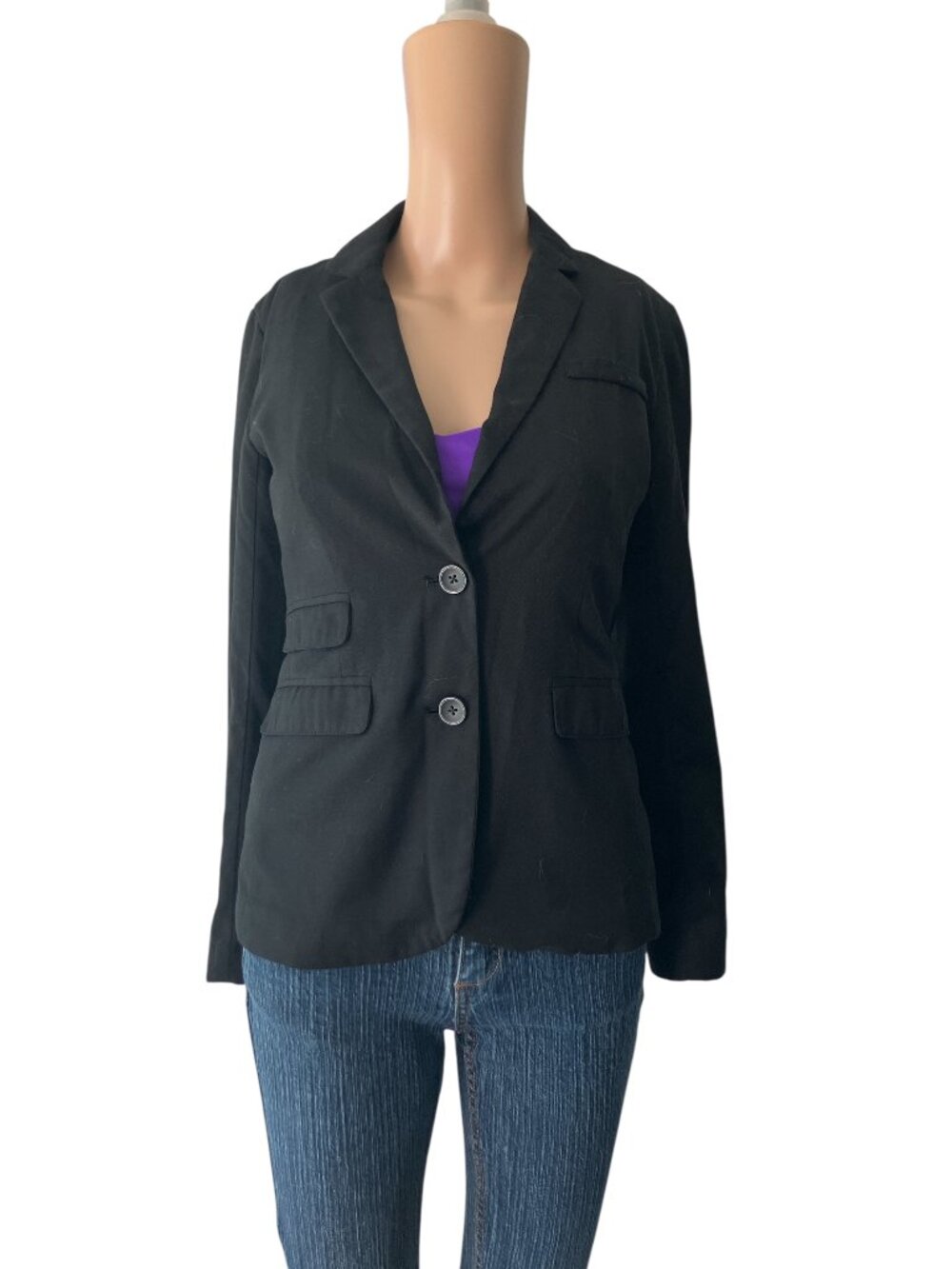 Gap Black Classic 2 Button Blazer